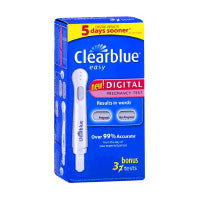 Clearblue Easy Digital Pregnancy Test - 3 Ea